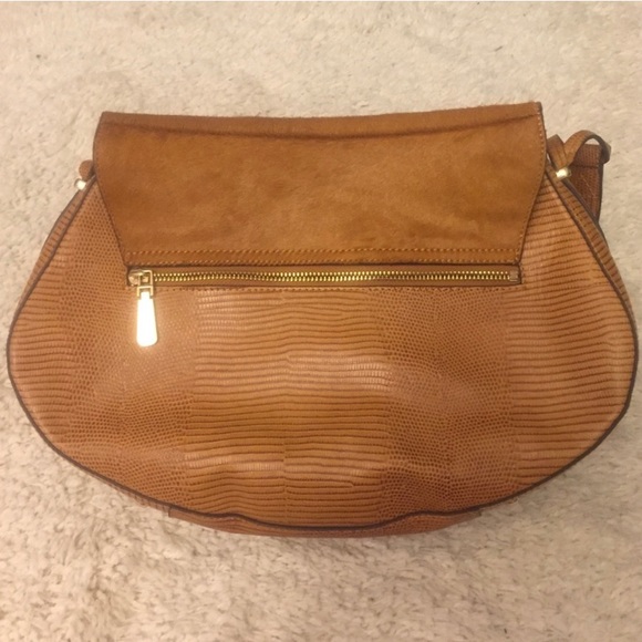 VINCE CAMUTO Calf-hair Flap Handbag - Picture 3 of 6